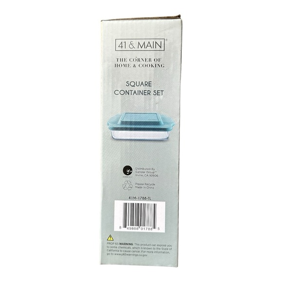 41 & Main Square Container Set NIB‎ - Picture 3 of 3